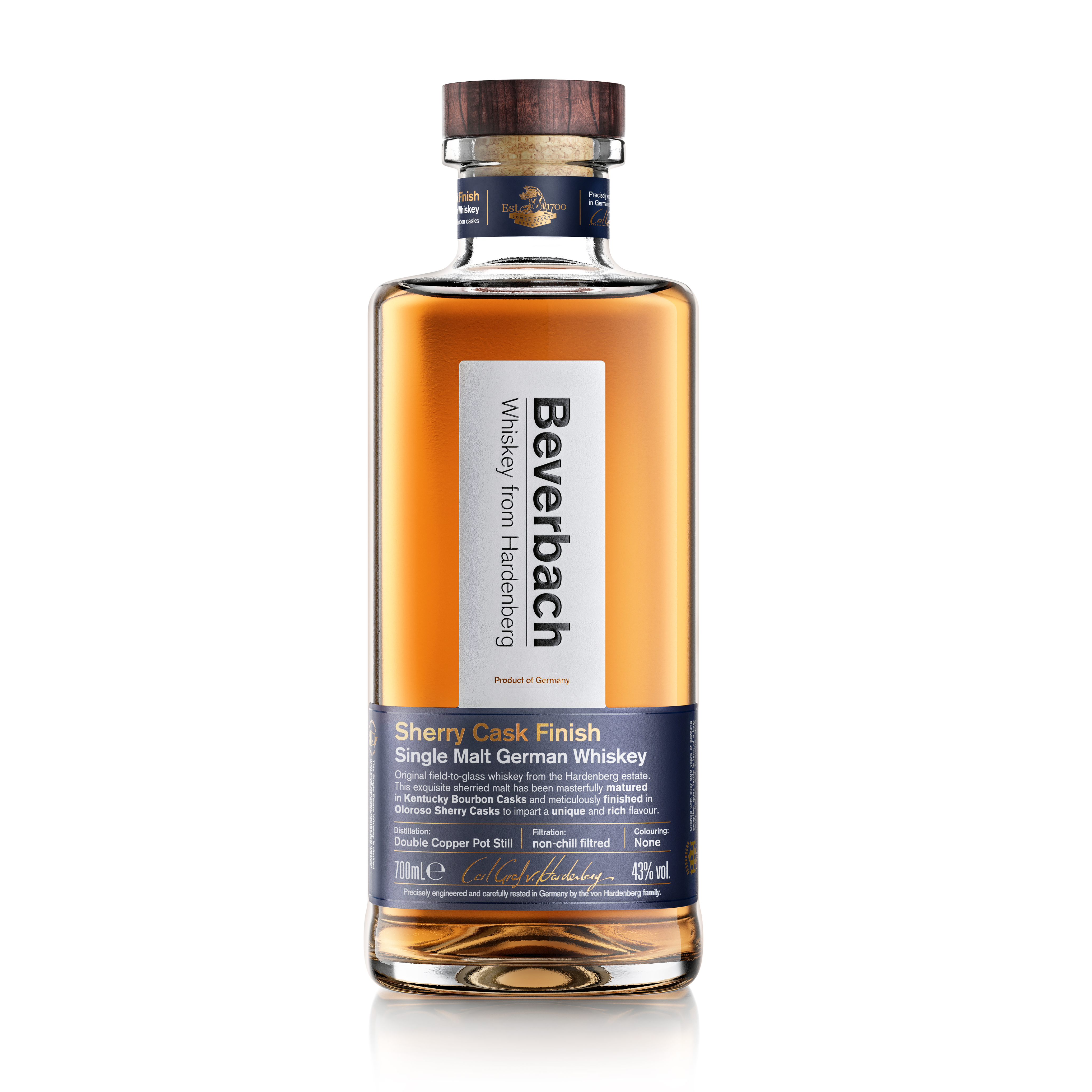Beverbach Single Malt German Whiskey Sherry Cask Finish 0,7l Beverbach Single Malt German Whiskey Sherry Cask Finish 0,7l