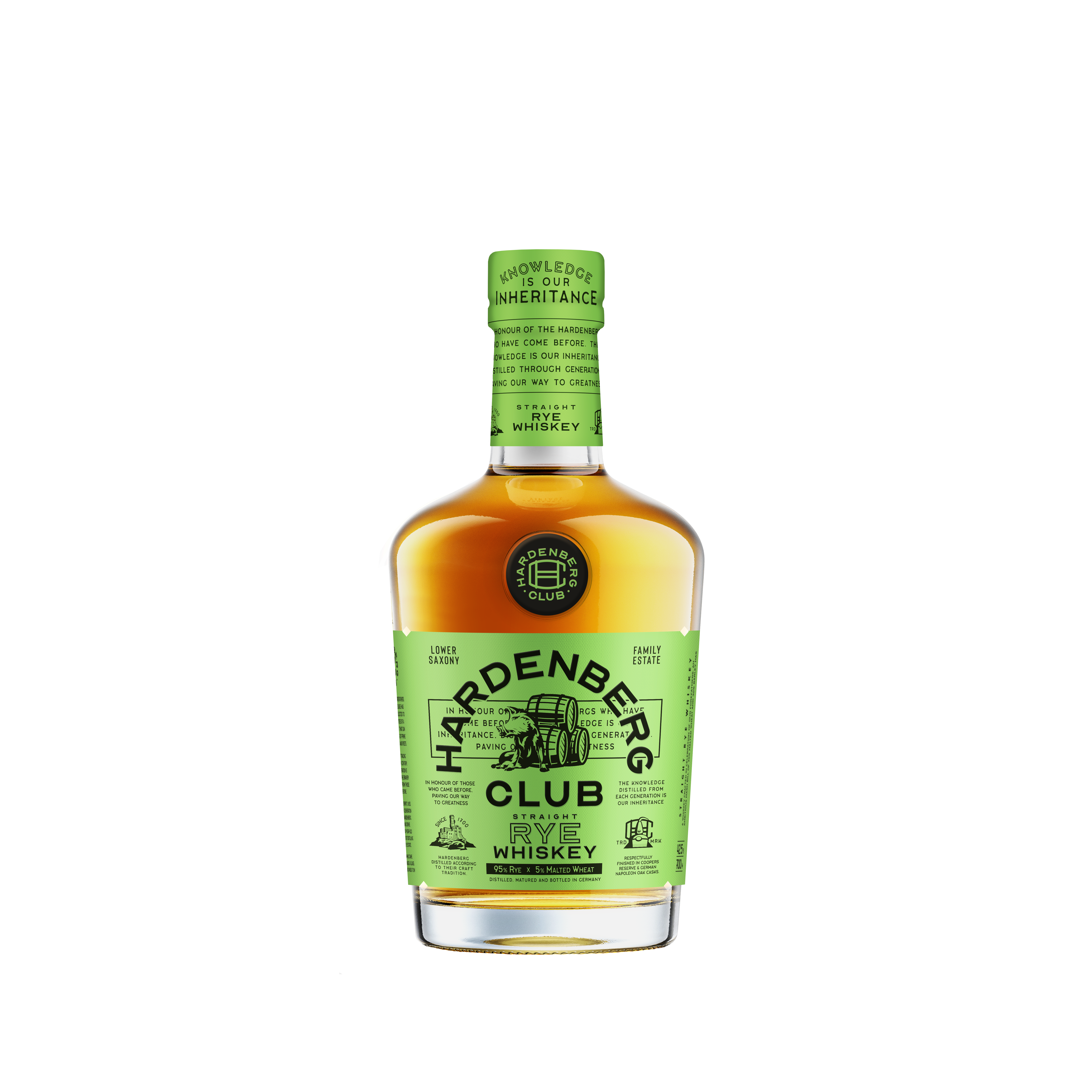 Hardenberg Club Straight Rye Whiskey 0,7l
