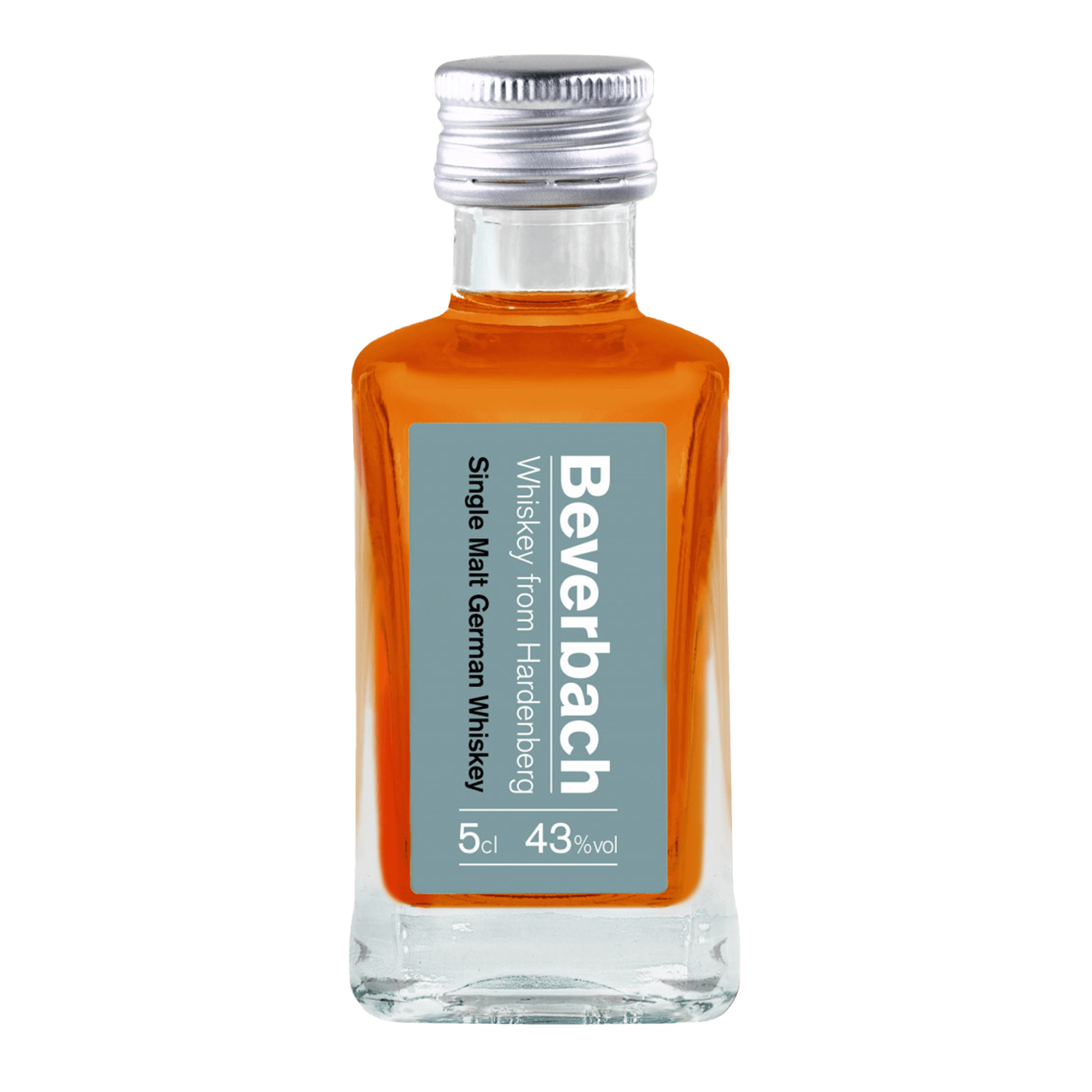 Beverbach Single Malt German Whiskey 0,05l Miniaturflasche  Beverbach Single Malt German Whiskey 0,05l Miniaturflasche