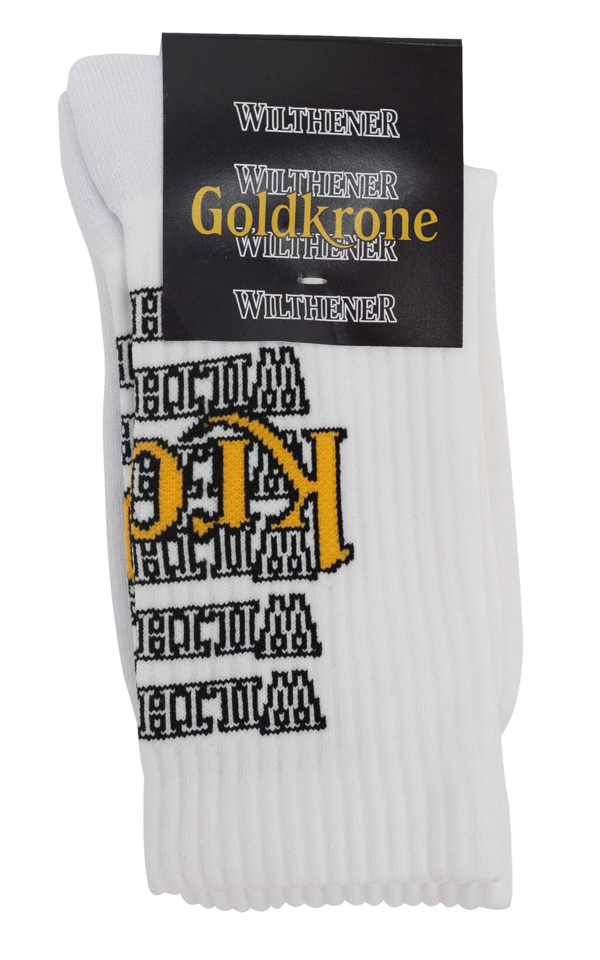 Wilthener Goldkrone Socken Logo hinten Gr. 43-46 Wilthener Goldkrone Socken Logo hinten Gr. 43-46