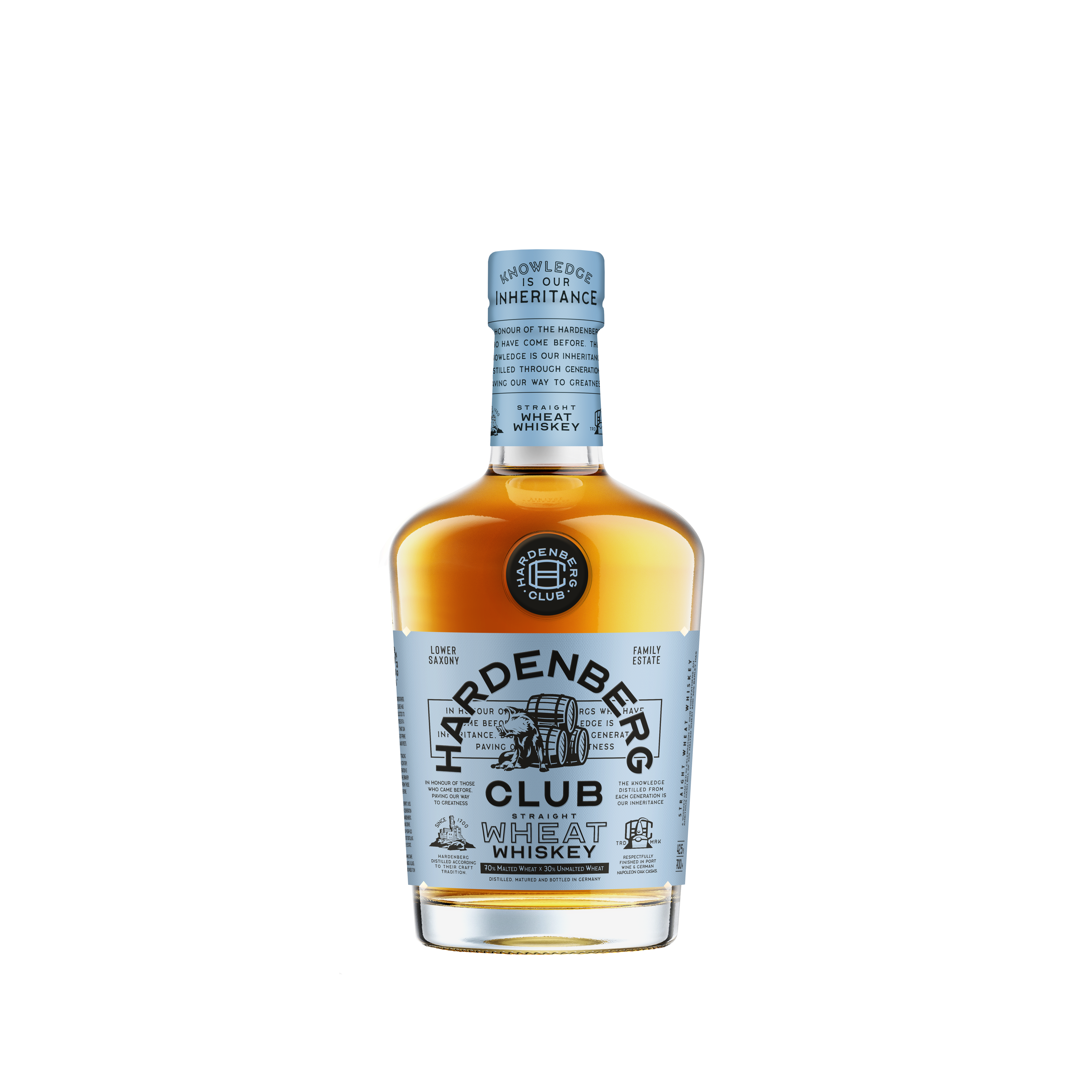 Hardenberg Club Straight Wheat Whiskey 0,7l
