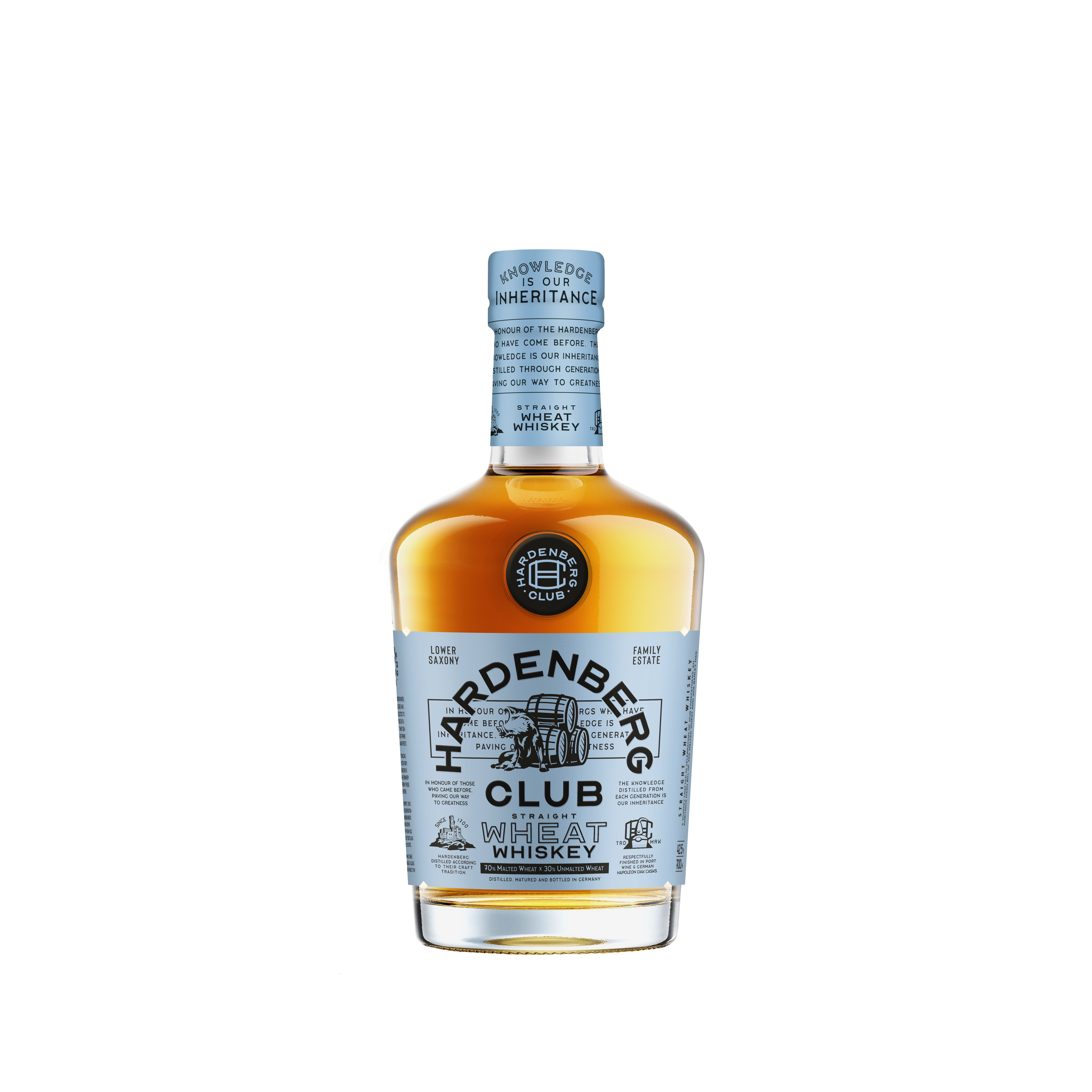 Hardenberg Club Straight Wheat Whiskey 0,7l Hardenberg Club Straight Wheat Whiskey 0,7l