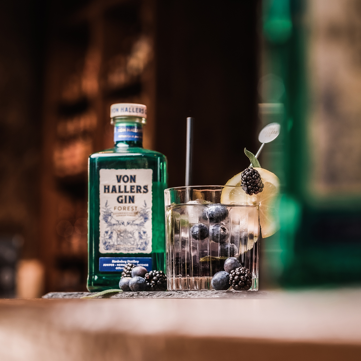 Hardenberg Spirits Shop - Von Hallers Gin Cocktail Forest Drink Rezept