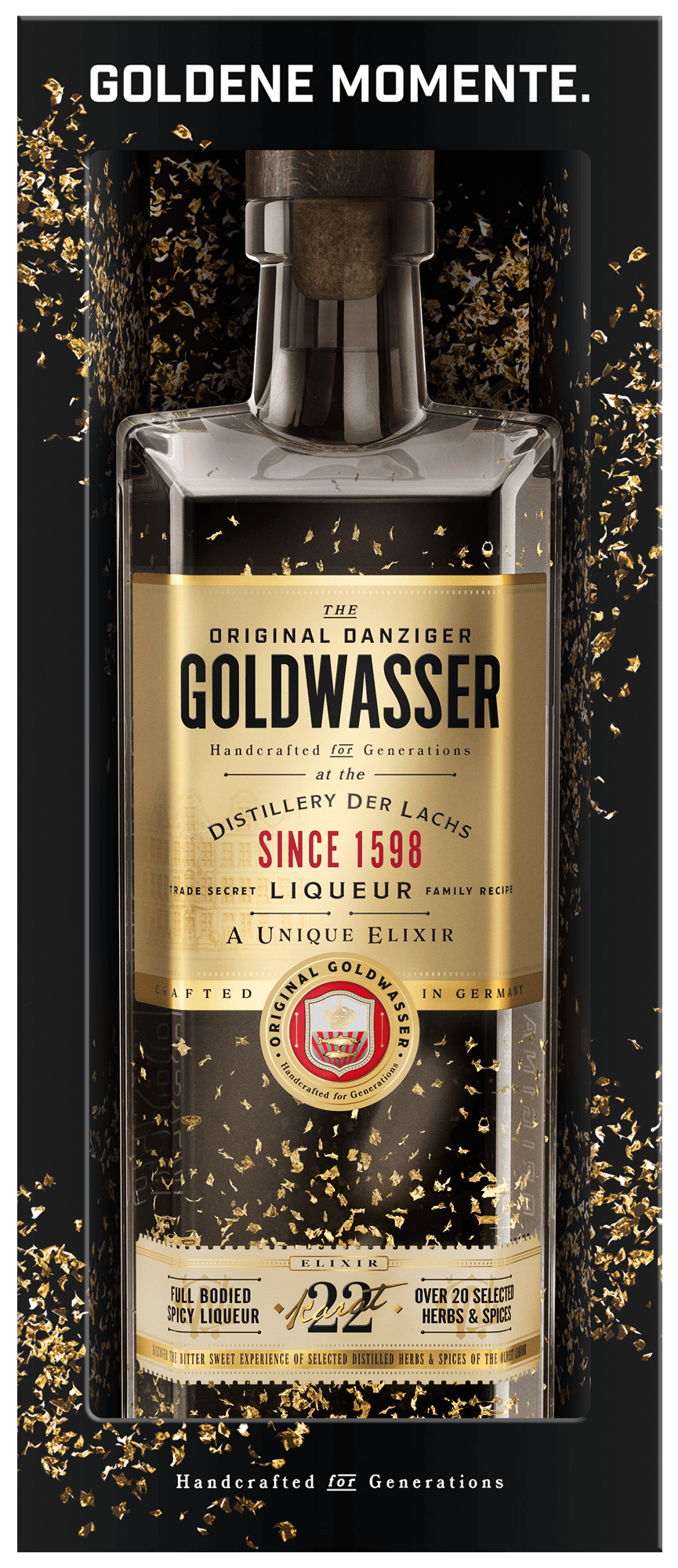 ORIGINAL DANZIGER GOLDWASSER 0,7l in Geschenkhülle ORIGINAL DANZIGER GOLDWASSER 0,7l in Geschenkhülle