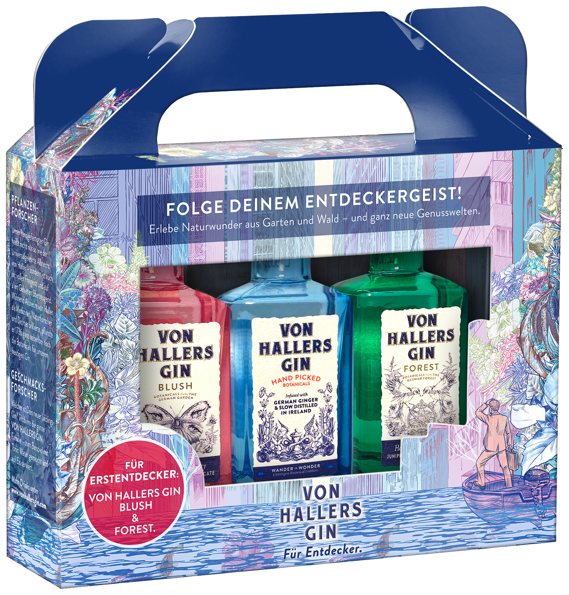 VON HALLERS GIN Triple Pack 3x0,05l VON HALLERS GIN Triple Pack 3x0,05l