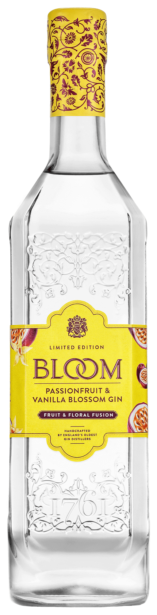 BLOOM Passionfruit & Vanilla Blossom Gin 0,7l BLOOM Passionfruit & Vanilla Blossom Gin 0,7l