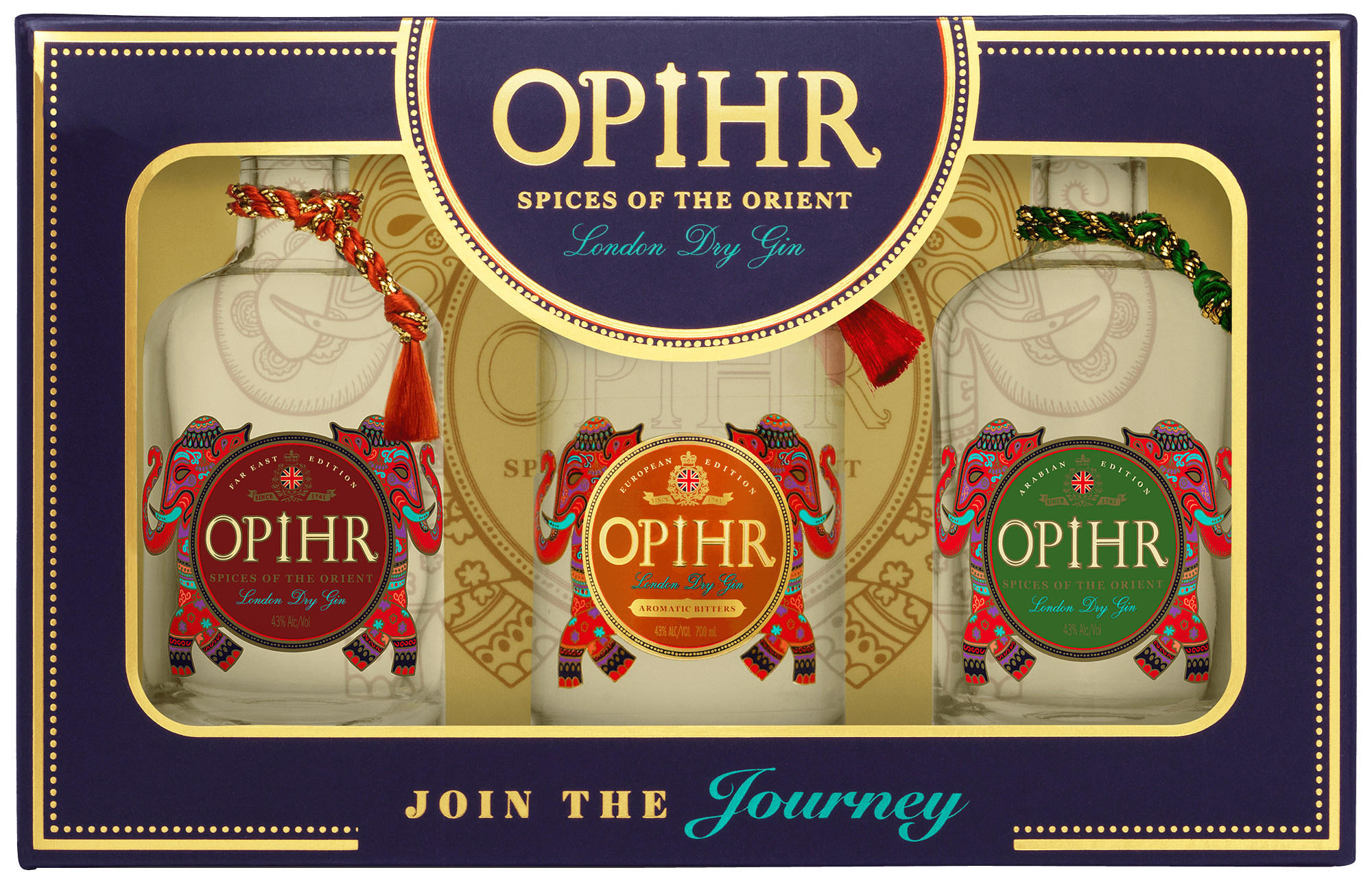 Opihr Gin Regional Edition Triple Pack 3x0,05l 