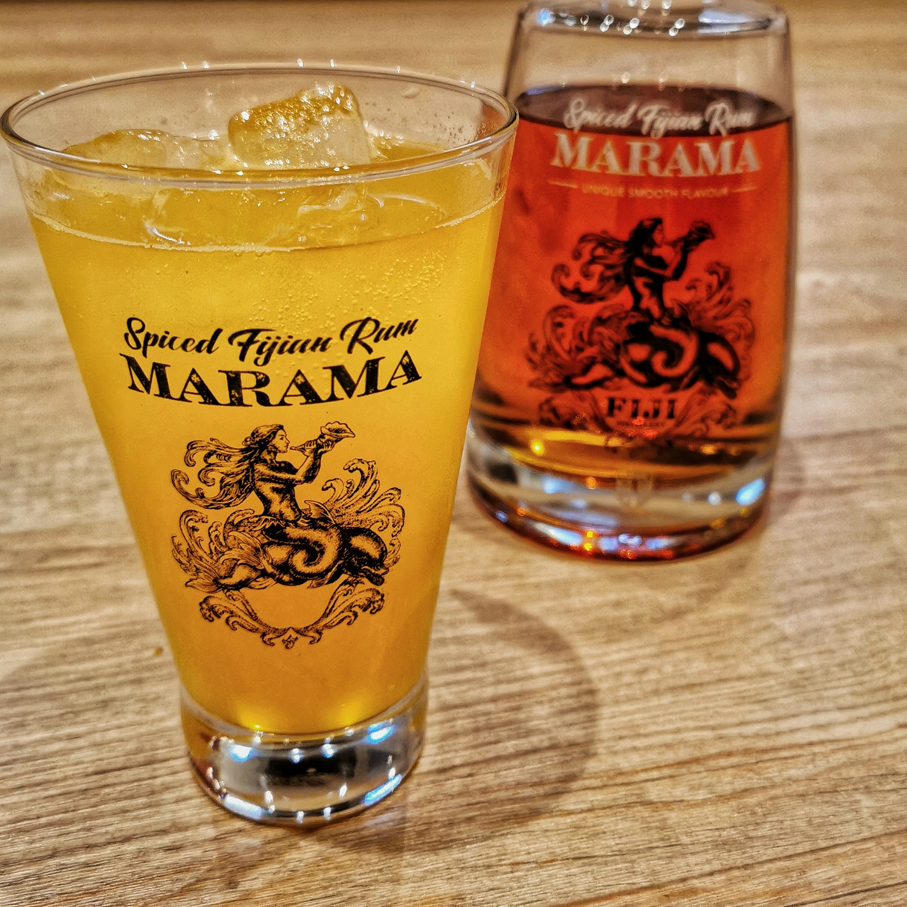 Marama Spiced Rum Longdrink Glas