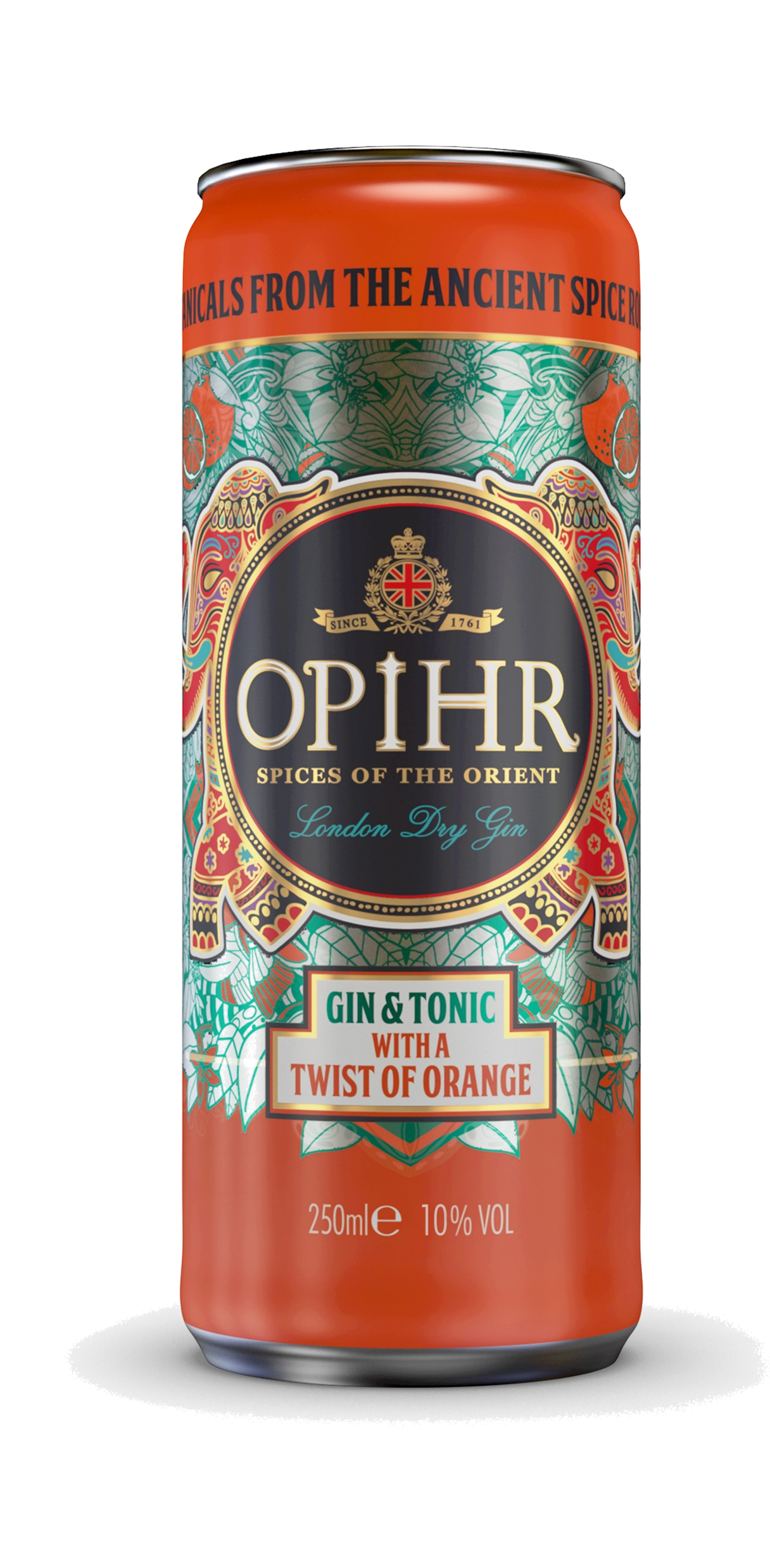 Opihr Gin Tonic mit Orange 10%  0,25l 